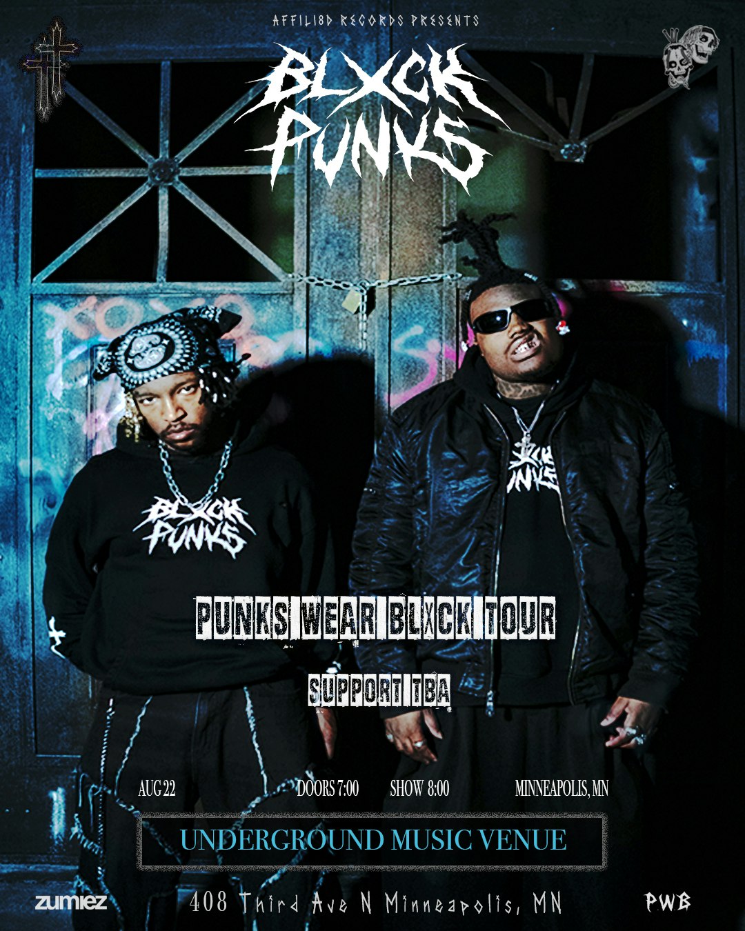 BLXCKPUNKS flyer