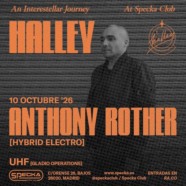Anthony Rother | Halley Club SOLO ENTRADAS EN PUERTA