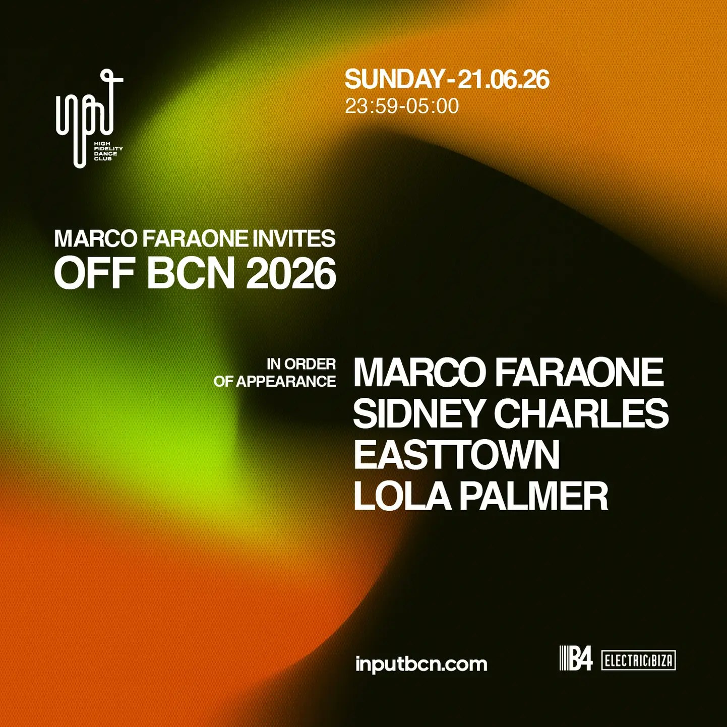 Marco Faraone invites... OFF BCN 2026
