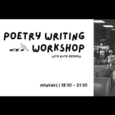 6 WEEK CLASS PACK: Poetry workshop Sept-Dec