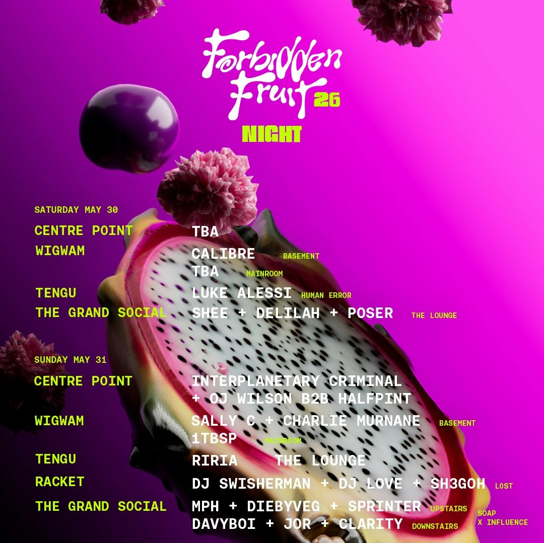 Forbidden Fruit Night w/ TBA