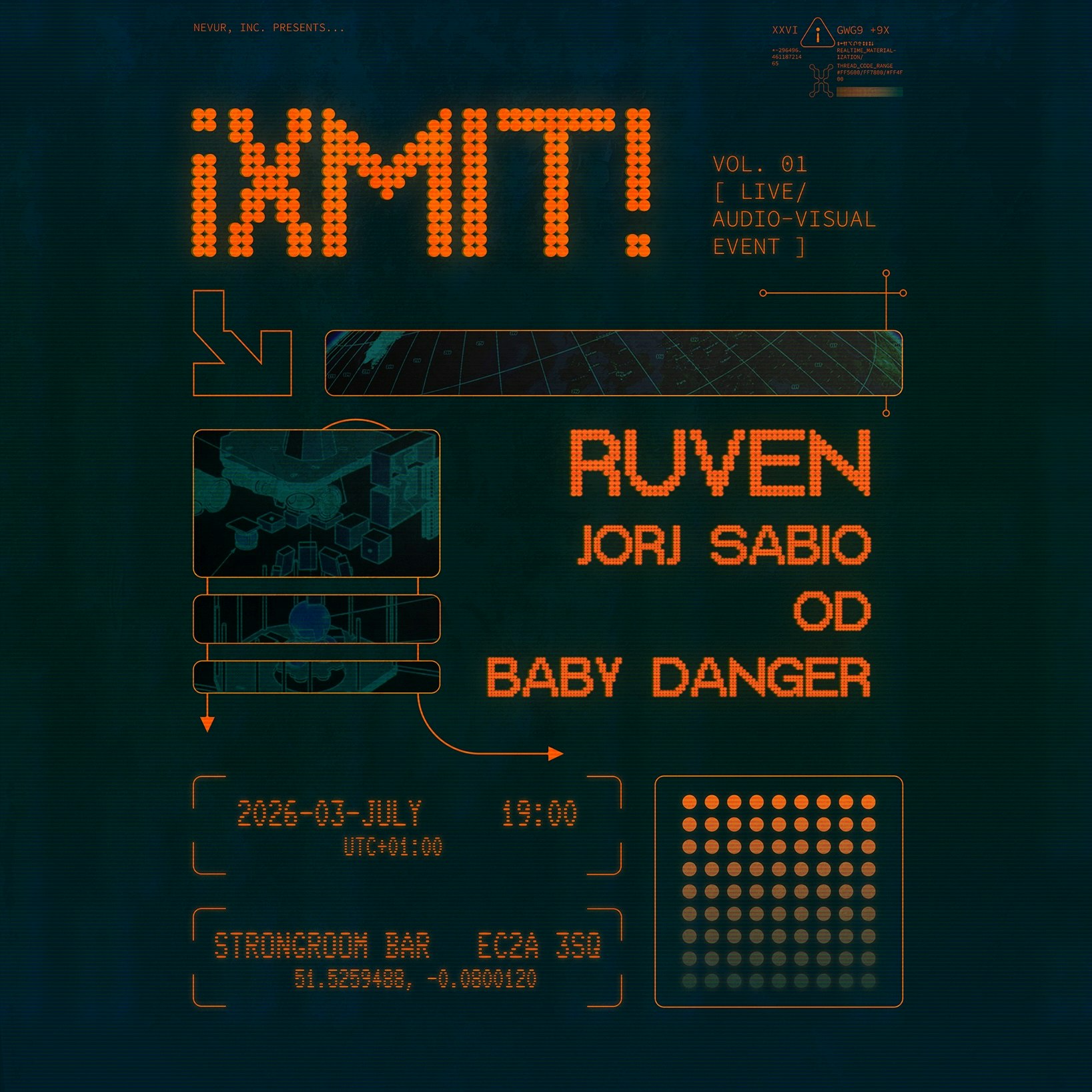 ¡ XMIT ! VOL. 1: Ruven + Jorj Sabio + OD + Baby Danger