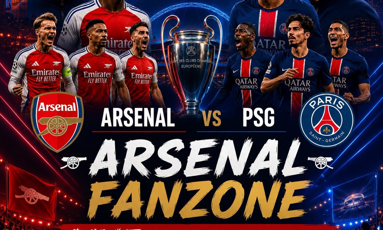 Arsenal FanZone - Champions League Final 2026 Live