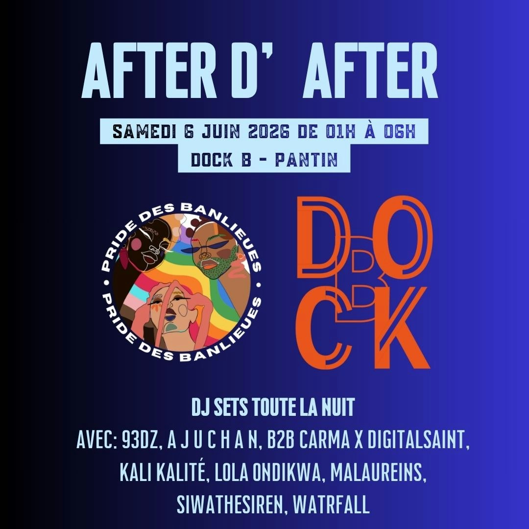 After Party Pride des Banlieues 2026