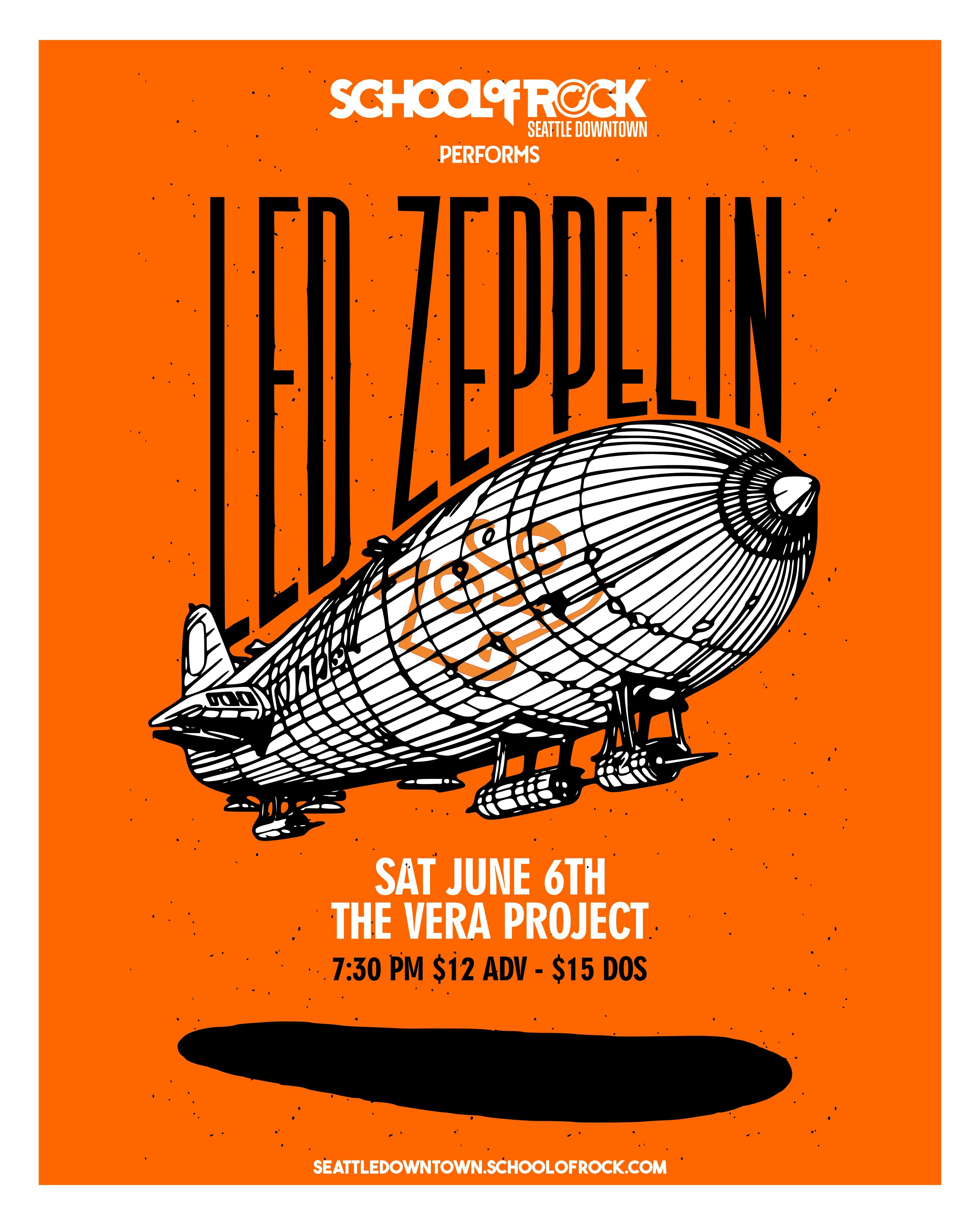 School of Rock Showcase: Led Zeppelin Tickets | $15.92 | 6 Jun