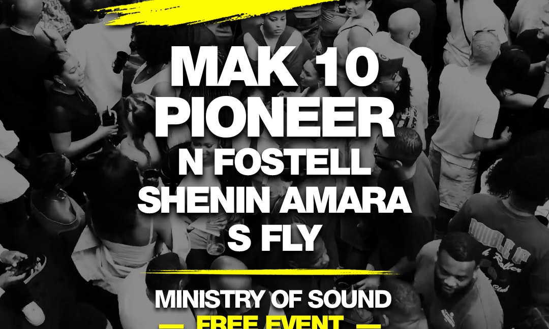 OUTSIDE (FREE ENTRY): Mak 10, Pioneer, Shenin Amara + more