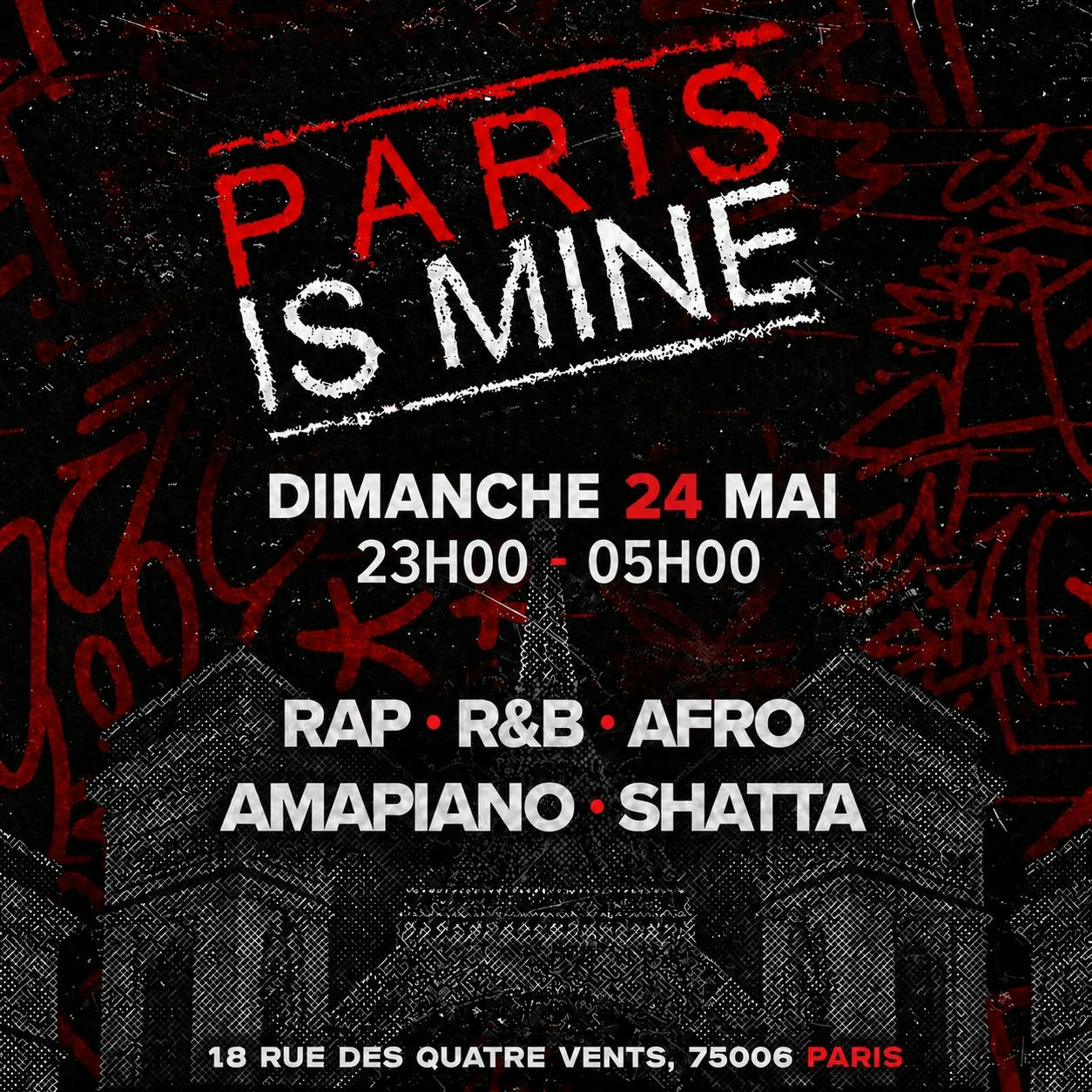 Paris Is Mine x Dimanche24Mai x HipHop et AfroBeat