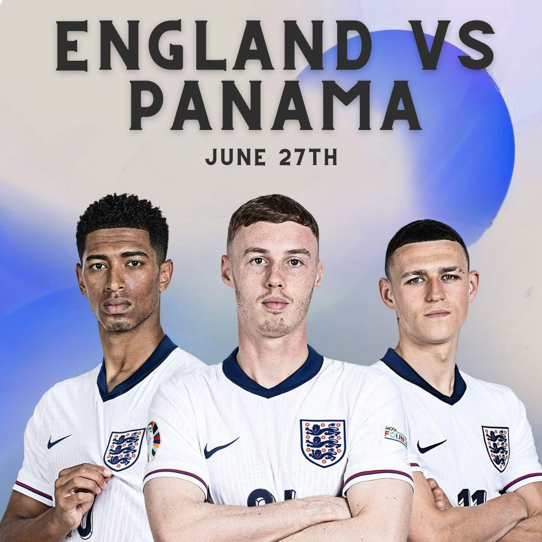 England vs Panama: Day Party + Live Music + DJ's