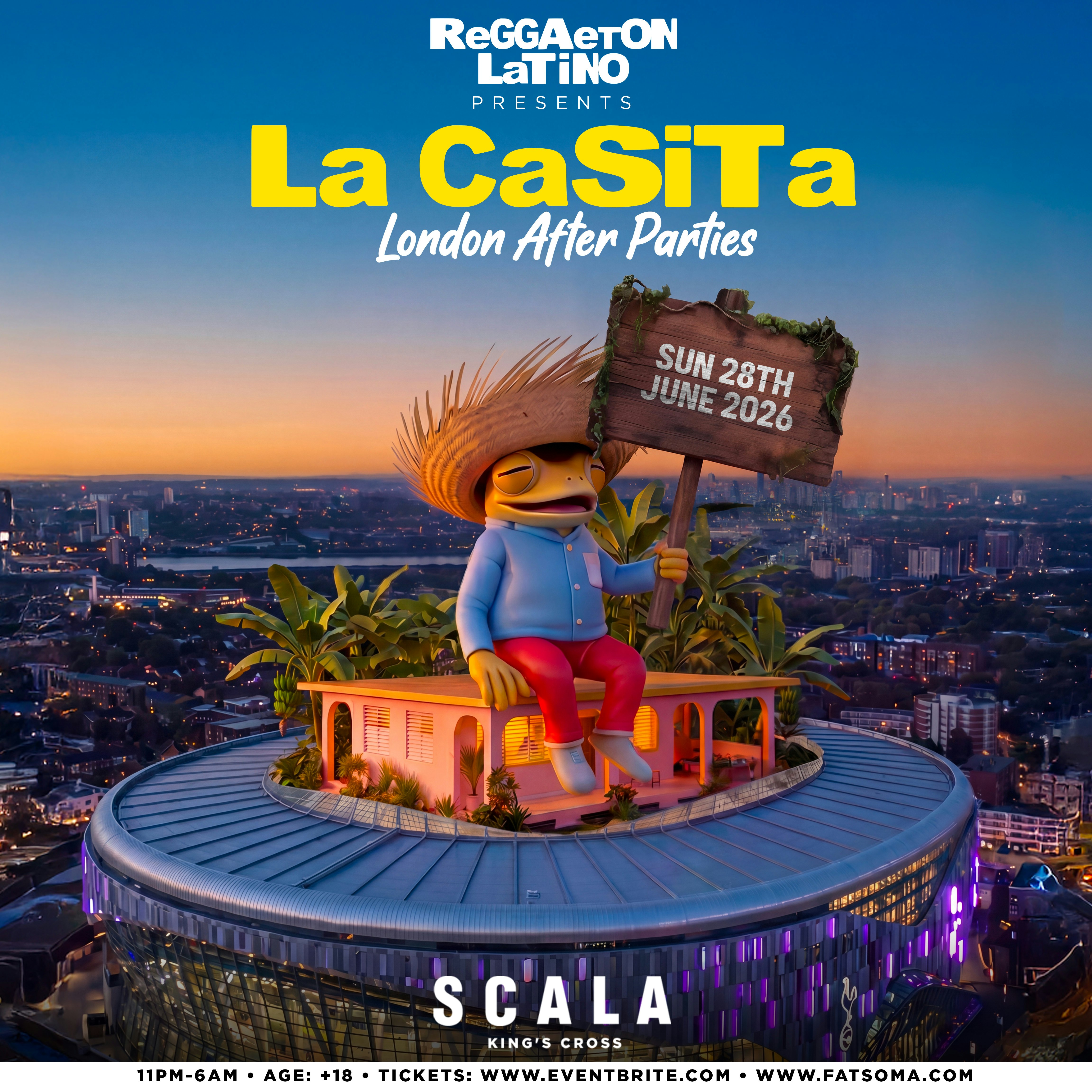 REGGAETON LATINO 'BAD BUNNY AFTER PARTY - LA CASITA EDITION 27TH JUNE 2026