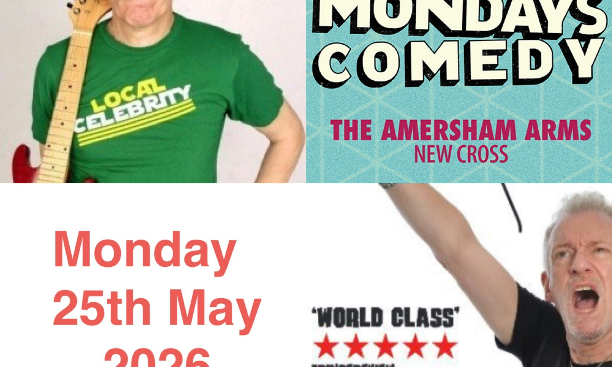 Happy Mondays Comedy RONNIE GOLDEN Songs & Stories