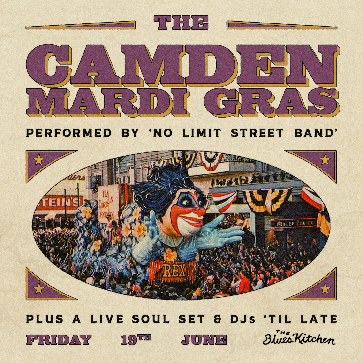 Camden Mardi Gras: No Limit Street Band Takeover