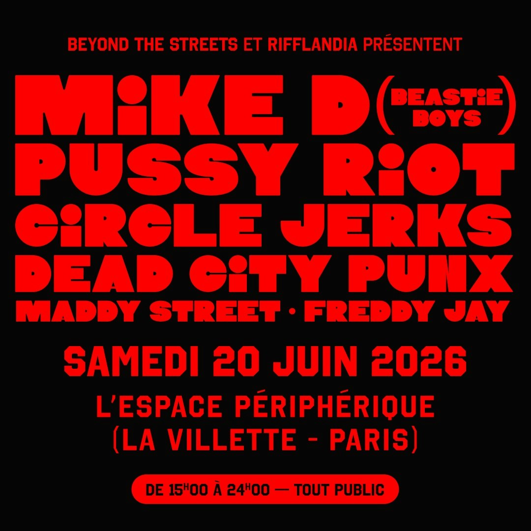 Beyond The Streets : MIKE D (Beastie Boys), Pussy Riot, Circle Jerks, Dead City Punk