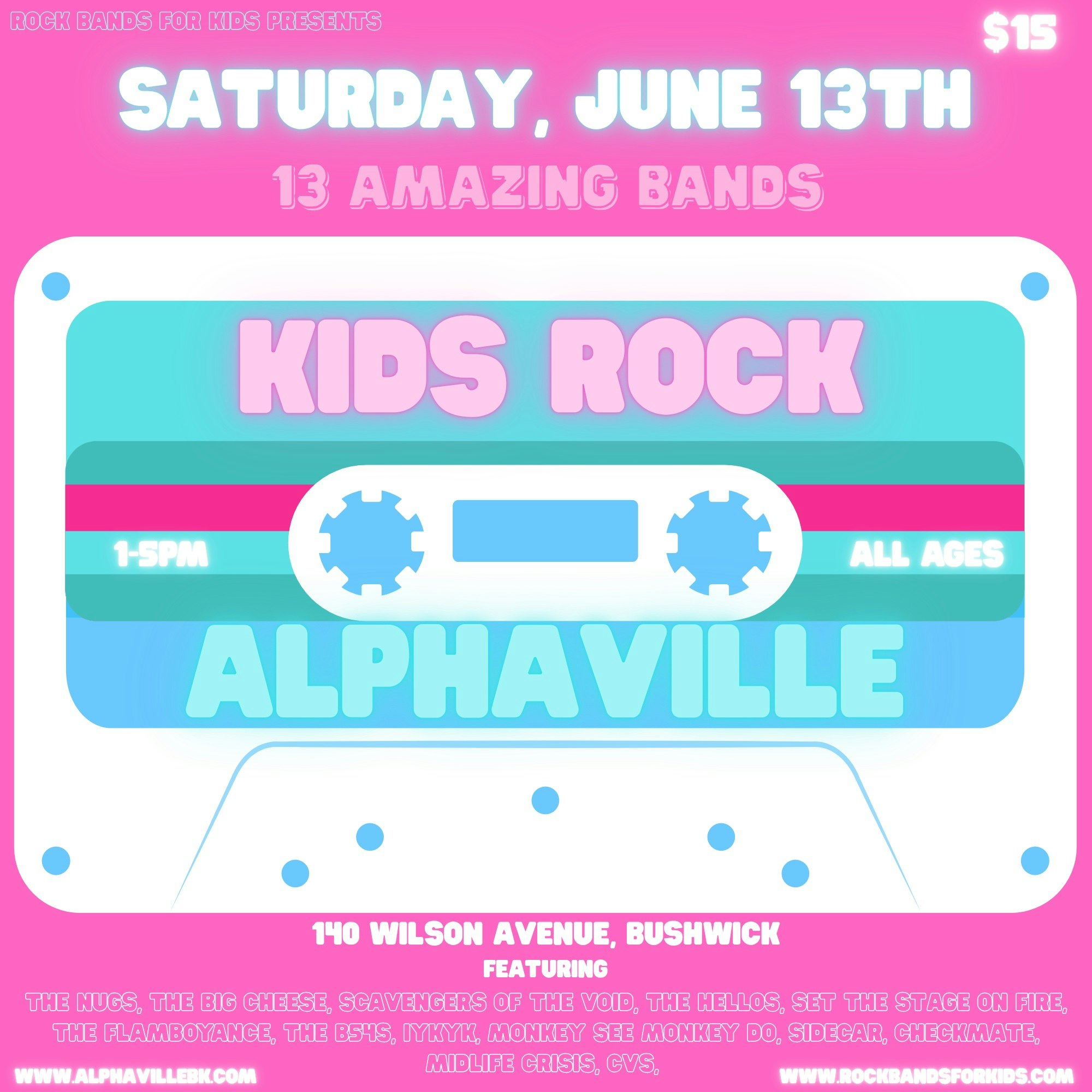 Rock Bands For Kids: Kids Rock Alphaville! at Alphaville