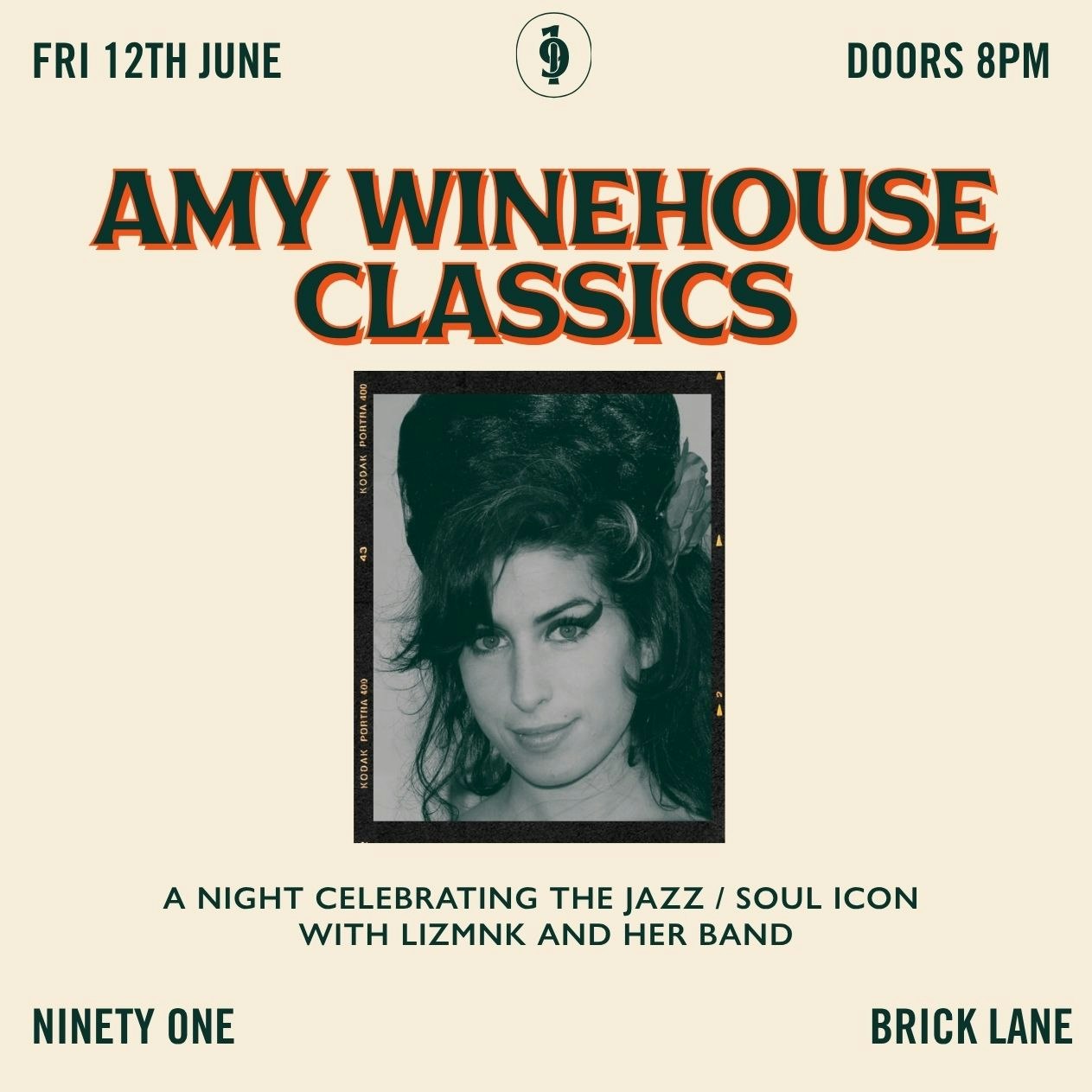 91 House Party: Amy Winehouse Classics Live + Resident DJs
