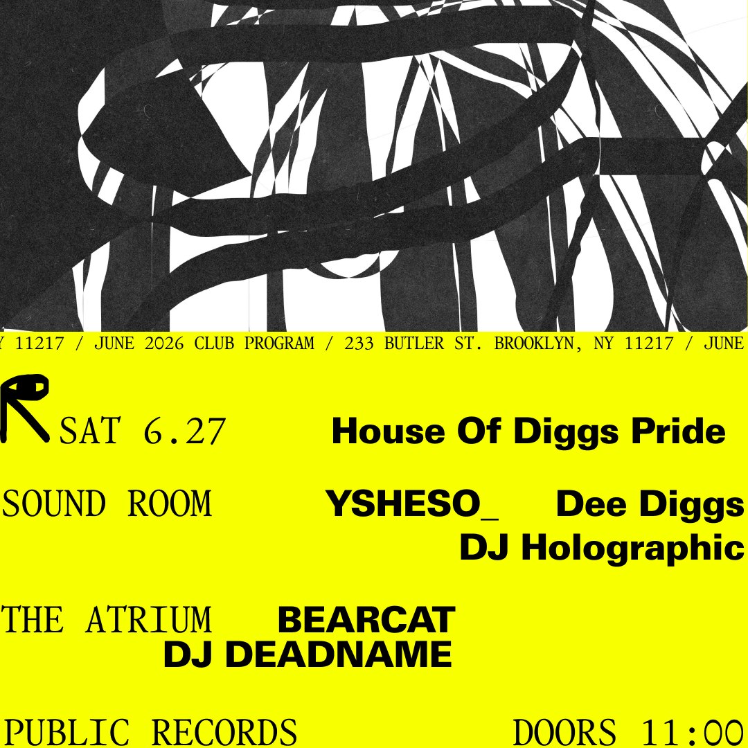 House Of Diggs Pride: DJ Holographic, YSHESO_, Dee Diggs / BEARCAT, DJ DEADNAME