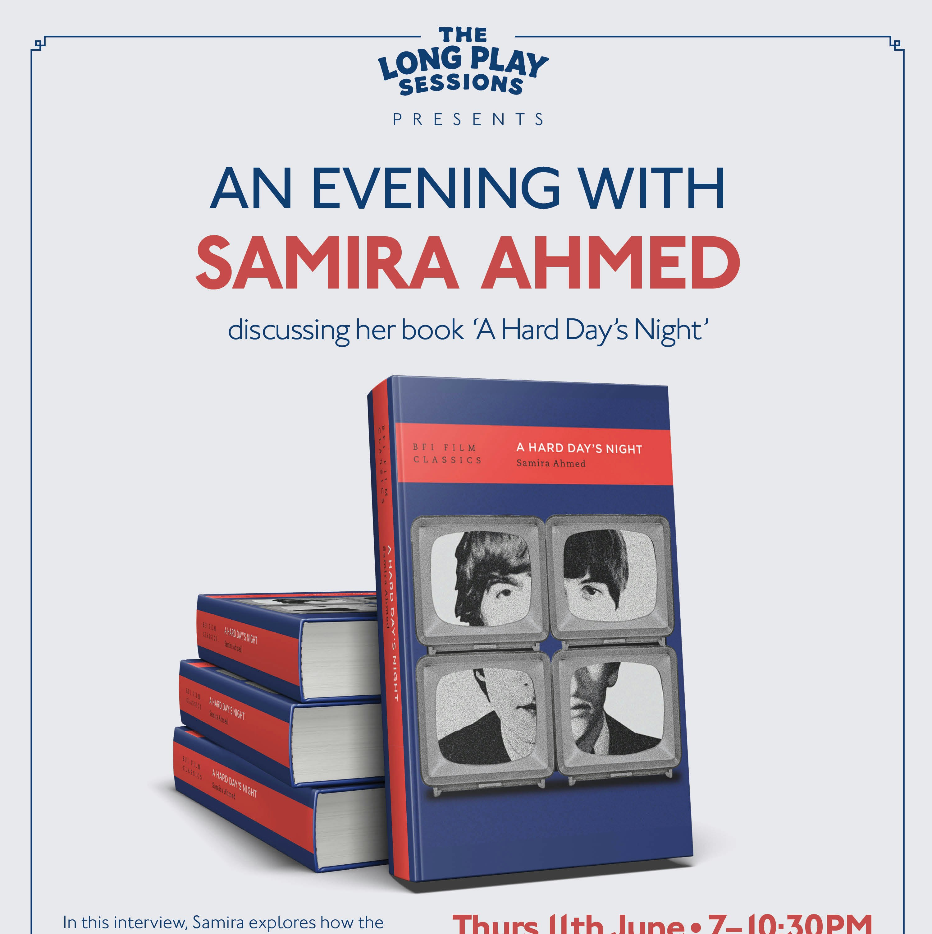 The Long Play Sessions : Samira Ahmed with 'A Hard Day's Night'