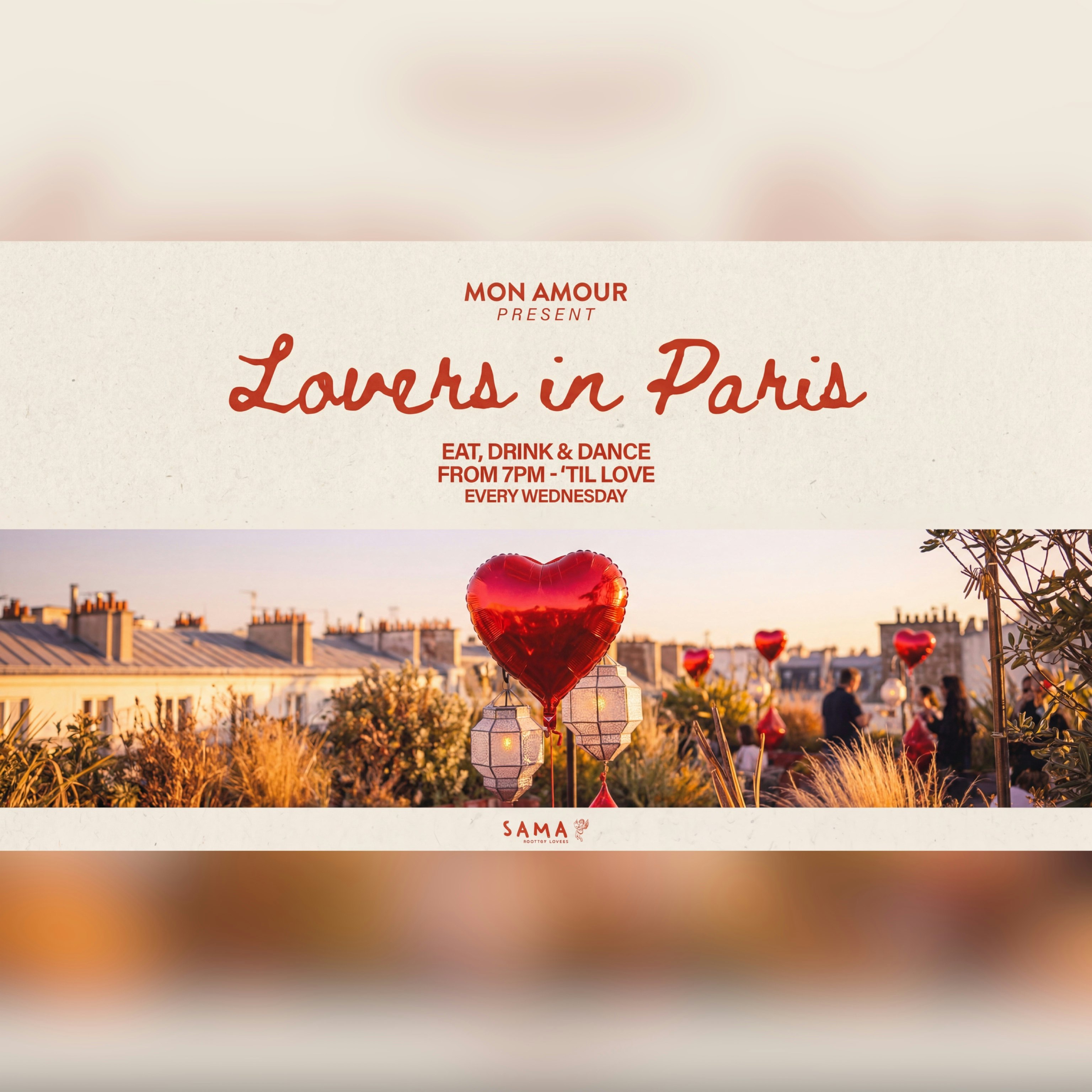 Lovers in Paris by Mon Amour