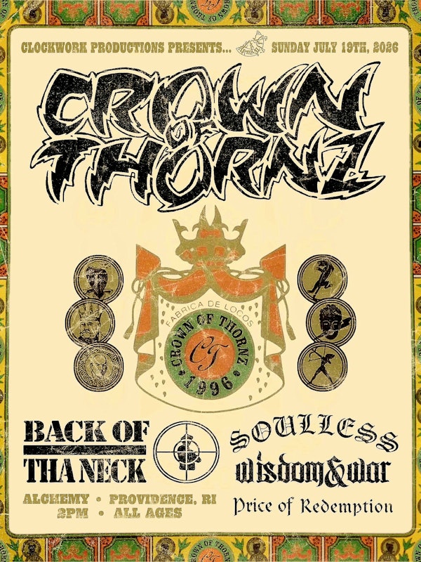 Crown Of Thornz, Back of tha Neck, Soulless, Price Of Redemption
