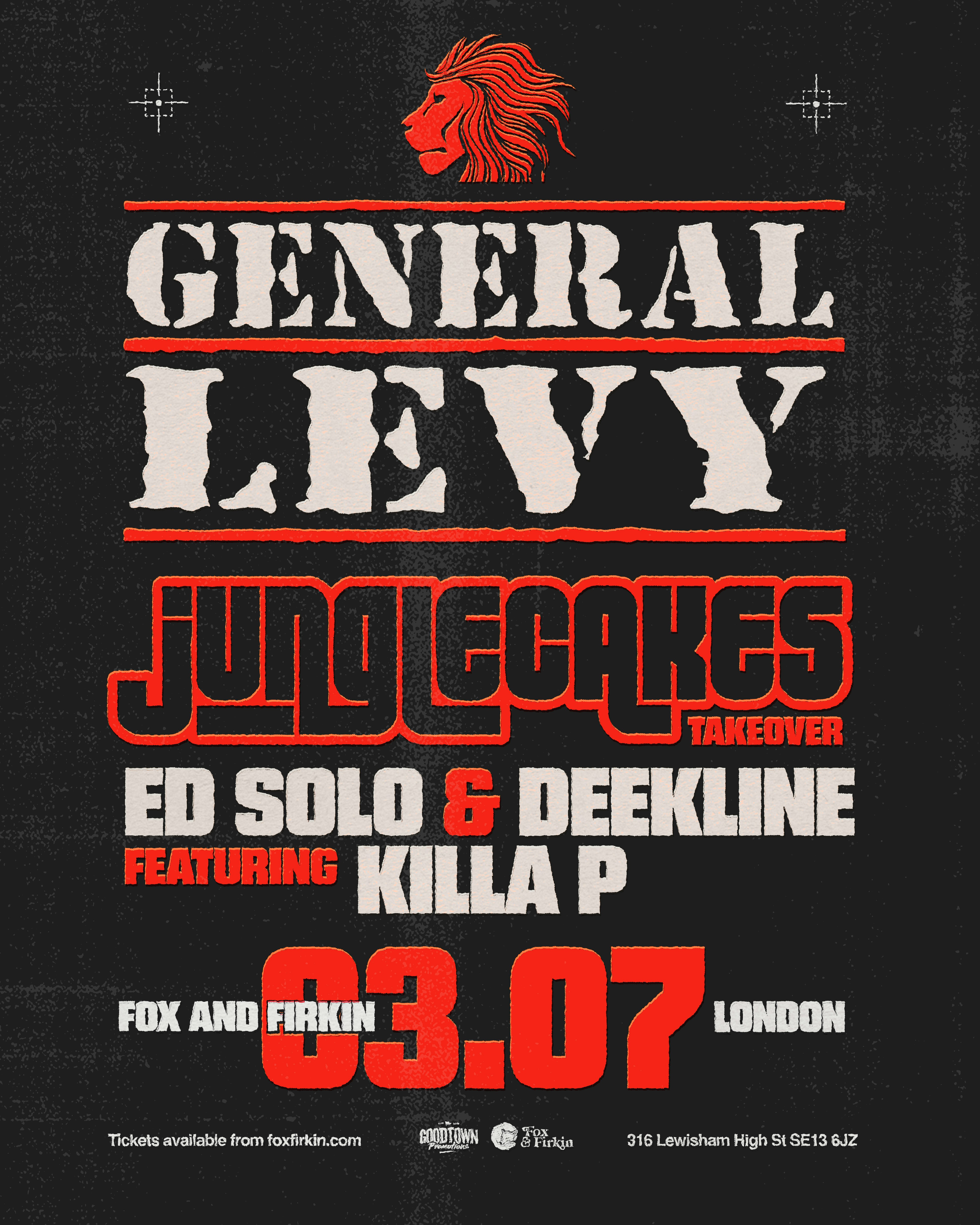 a*e様 JK / Gotta Be Live Volume One Jungle Cakes w/ General Levy, Ed Solo ft. Killa P, Deekline