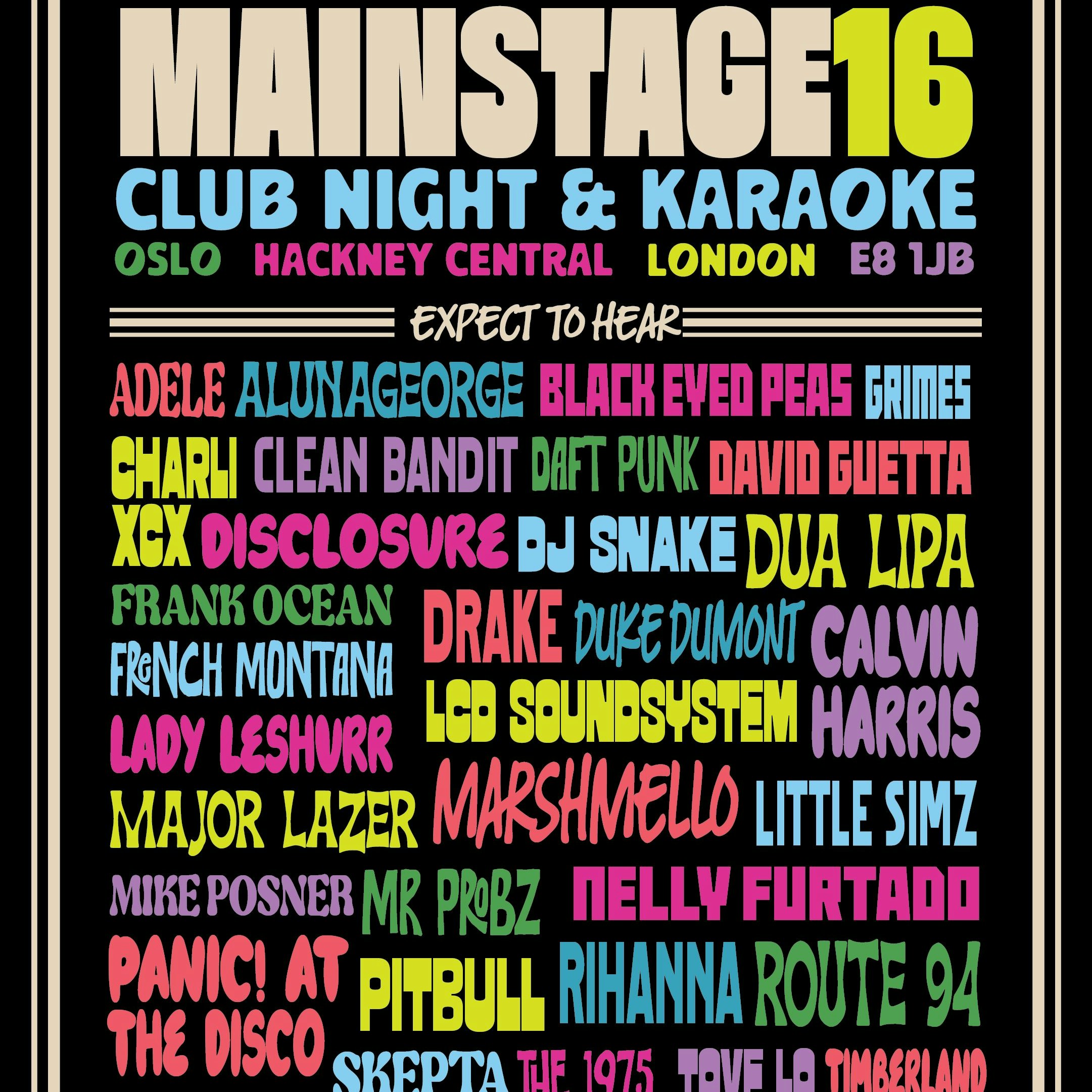 MAINSTAGE16 - All your favourite Hits from summer 2016.