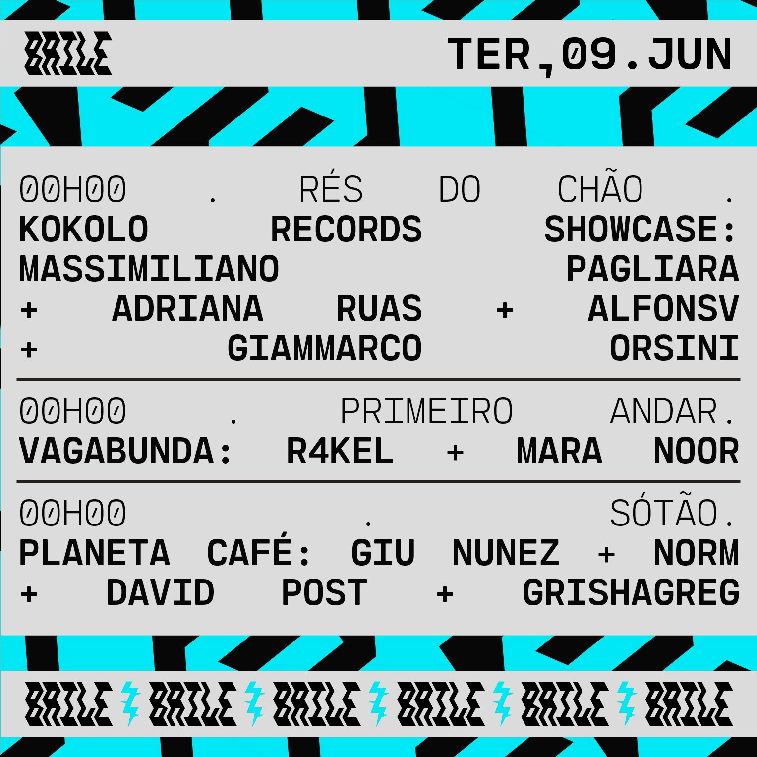 BAILE || Kokölò Records (R/C) | Vagabunda(1º andar) | Planeta Café (Sótão)