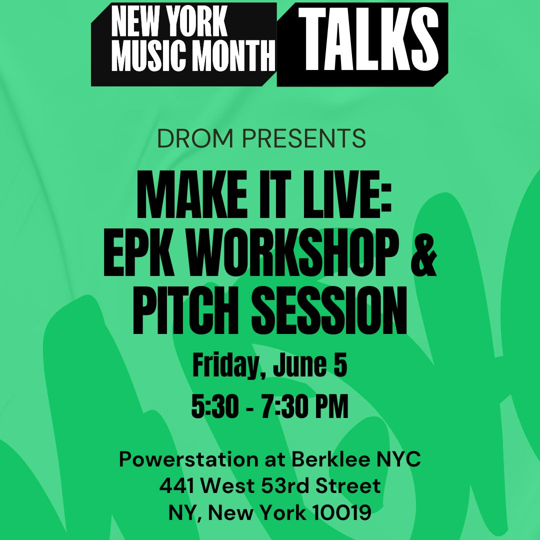 Make It Live: EPK Workshop & Pitch Session at BerkleeNYC