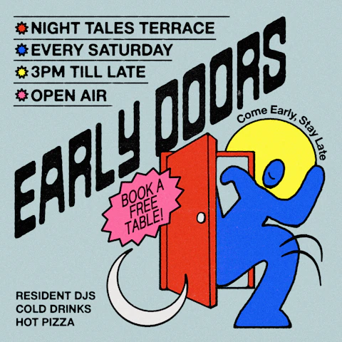 Early Doors: Free All Day Terrace