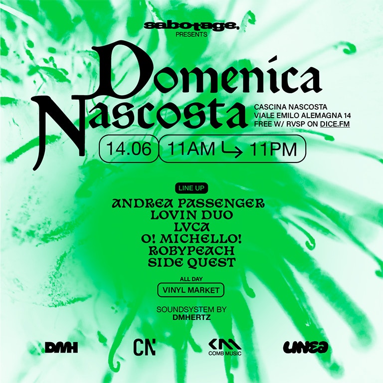 Sabotage Milano presents Domenica Nascosta