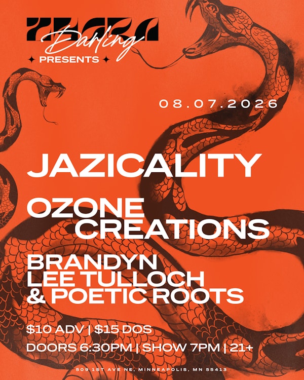 Jazicality, Ozone Creations, & Brandyn Lee Tulloch & Poetic Roots