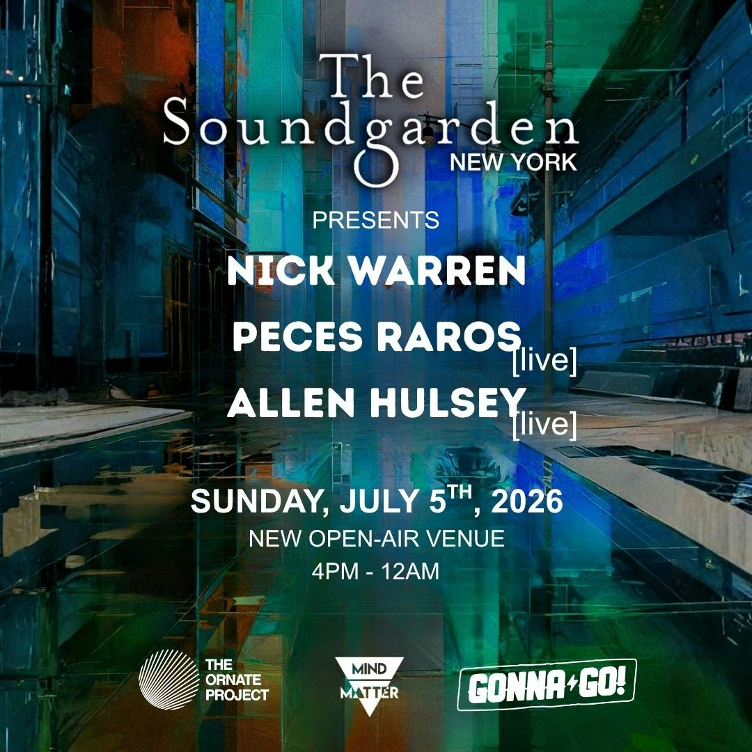 Nick Warren presents 'The Soundgarden' Tickets | $39.66 | 5 Jul