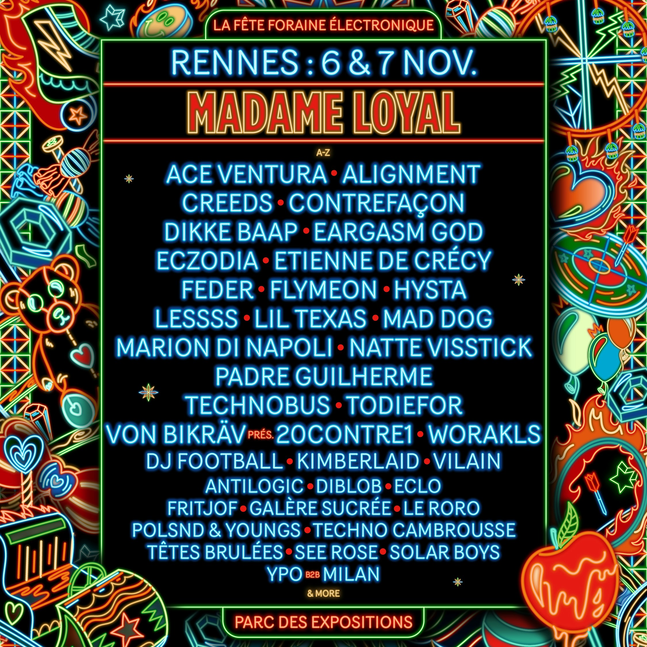 Madame Loyal Rennes : 6 & 7 Novembre