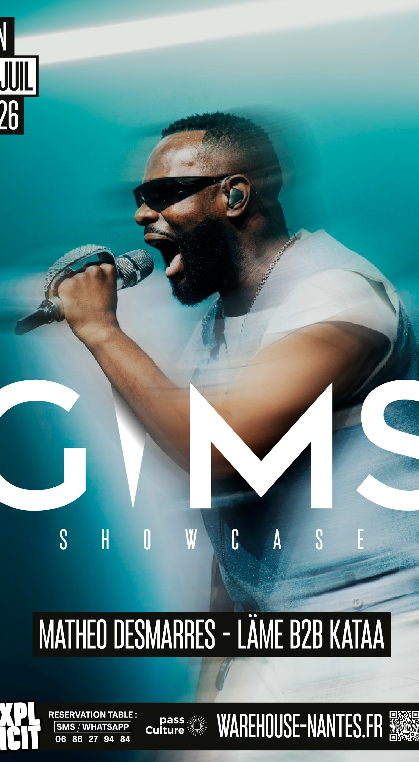 Gims en showcase