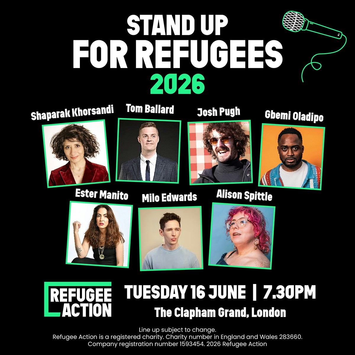 Stand Up For Refugees 2026