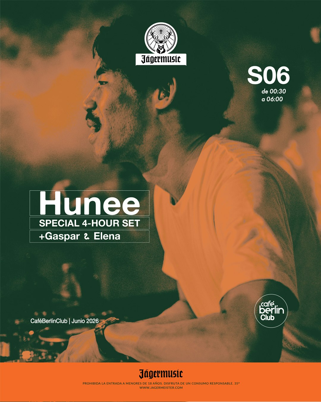 Hunee (Special 4-hour set ) + Gaspar & Elena Tickets | €22.12 | Jun 6 ...