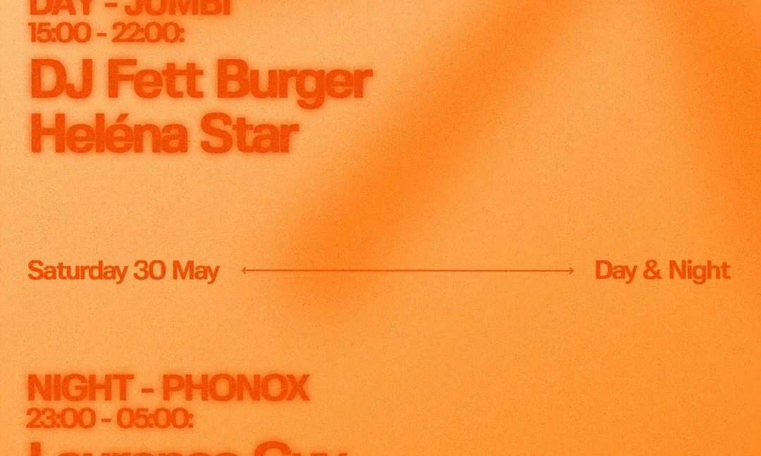 Phonox x Jumbi: CIRCULATE with Laurence Guy, Rahaan, DJ Fett Burger, Heléna Star