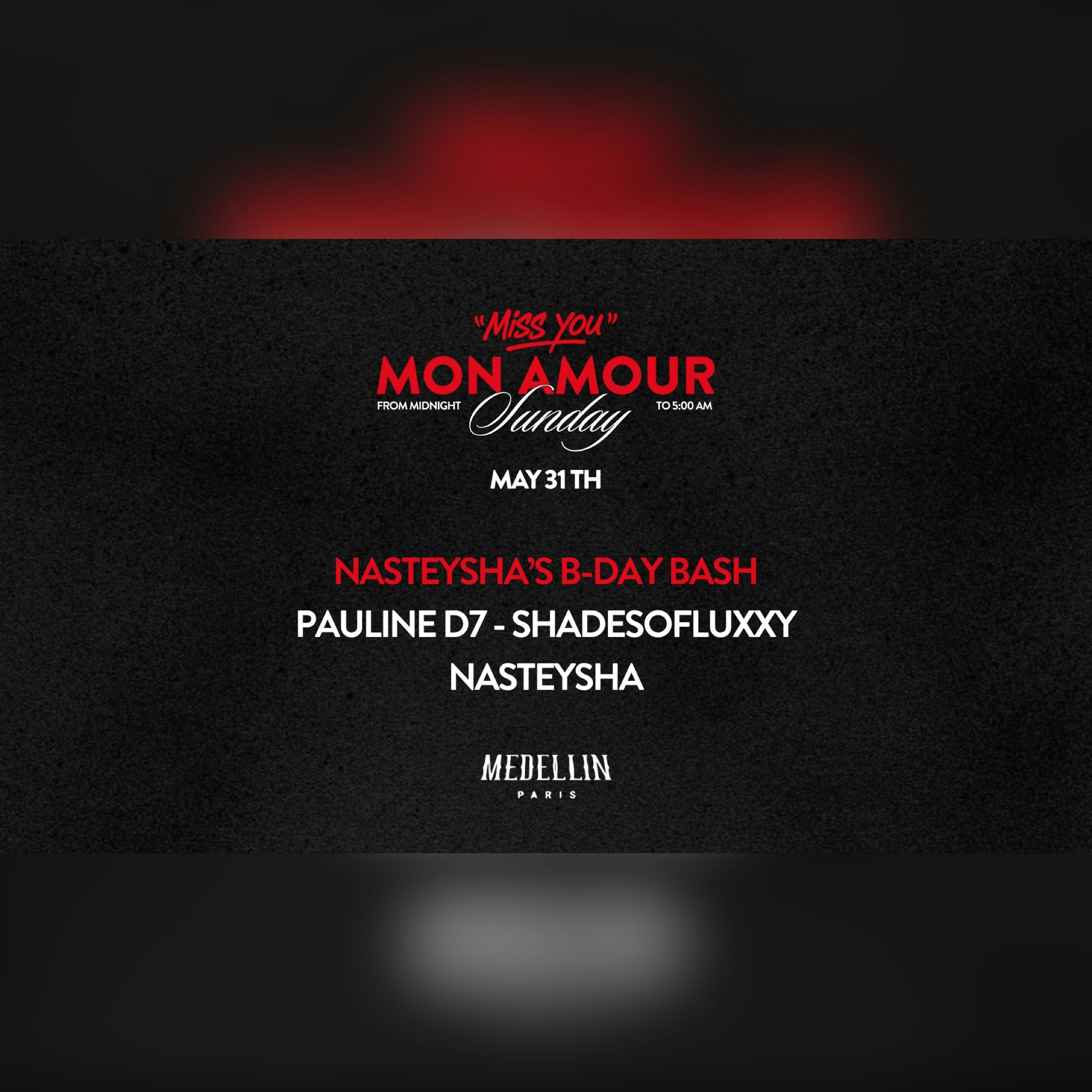 Miss You Mon Amour 