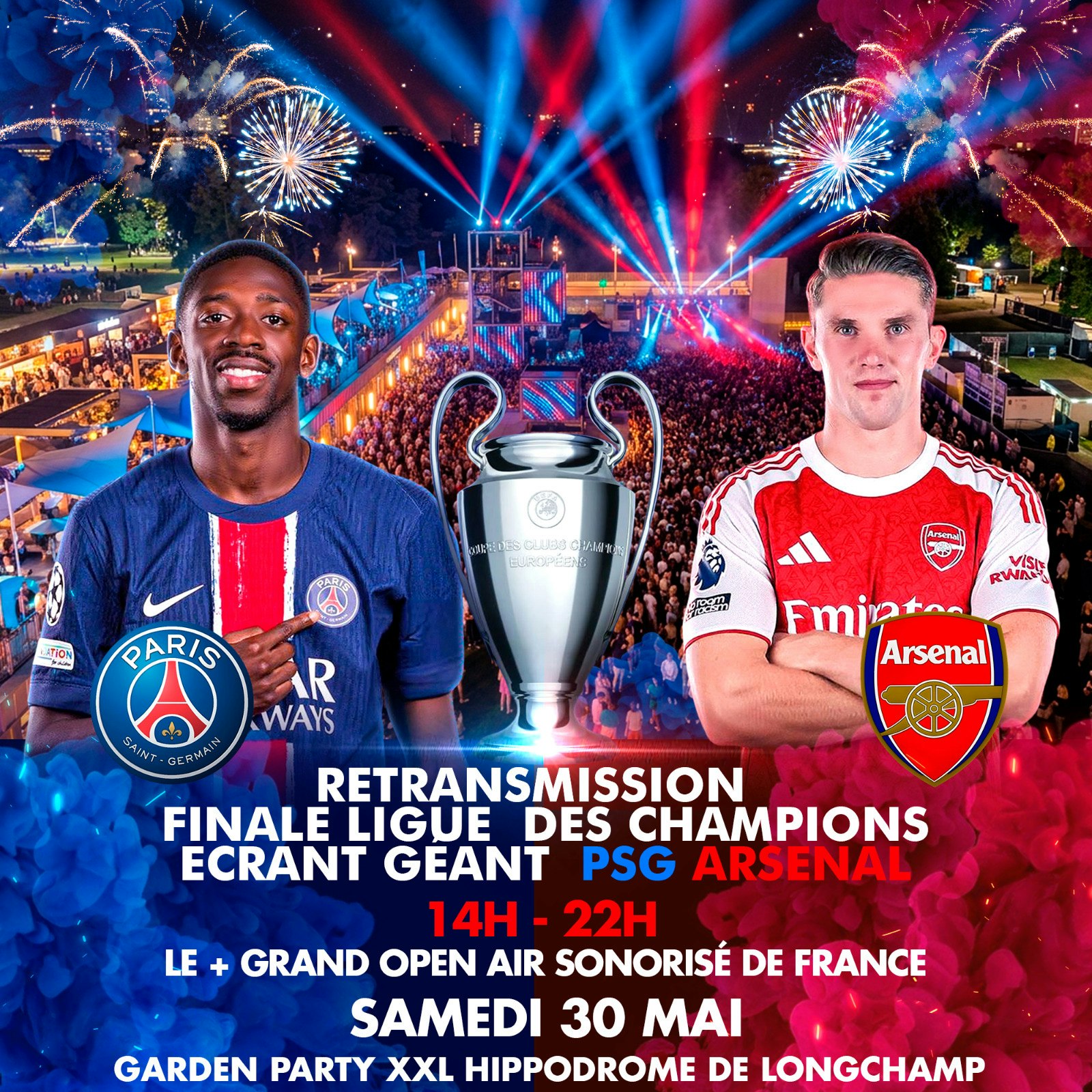 Finale Ligue des Champions PSG x Arsenal