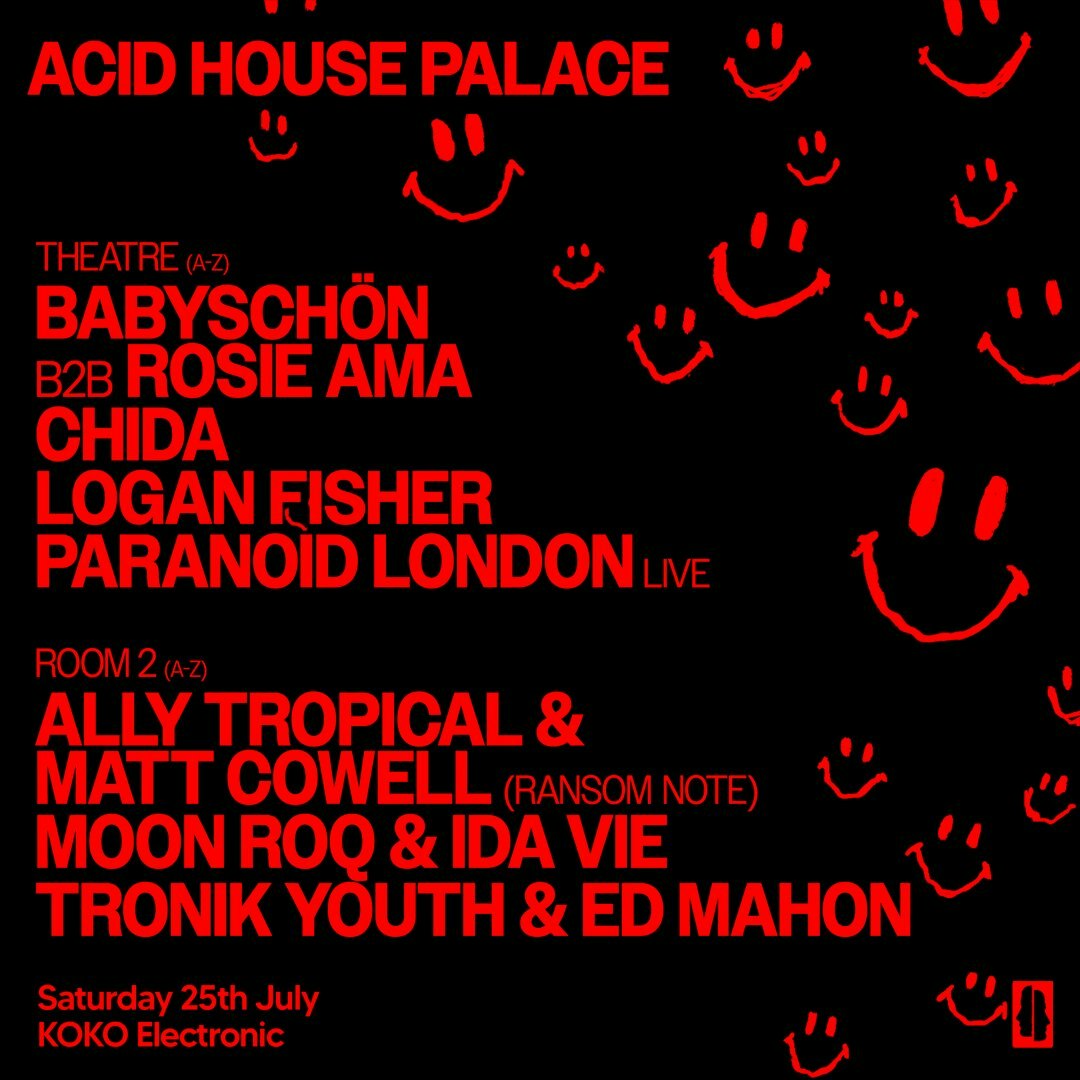 Acid House Palace: Paranoid London (Live)