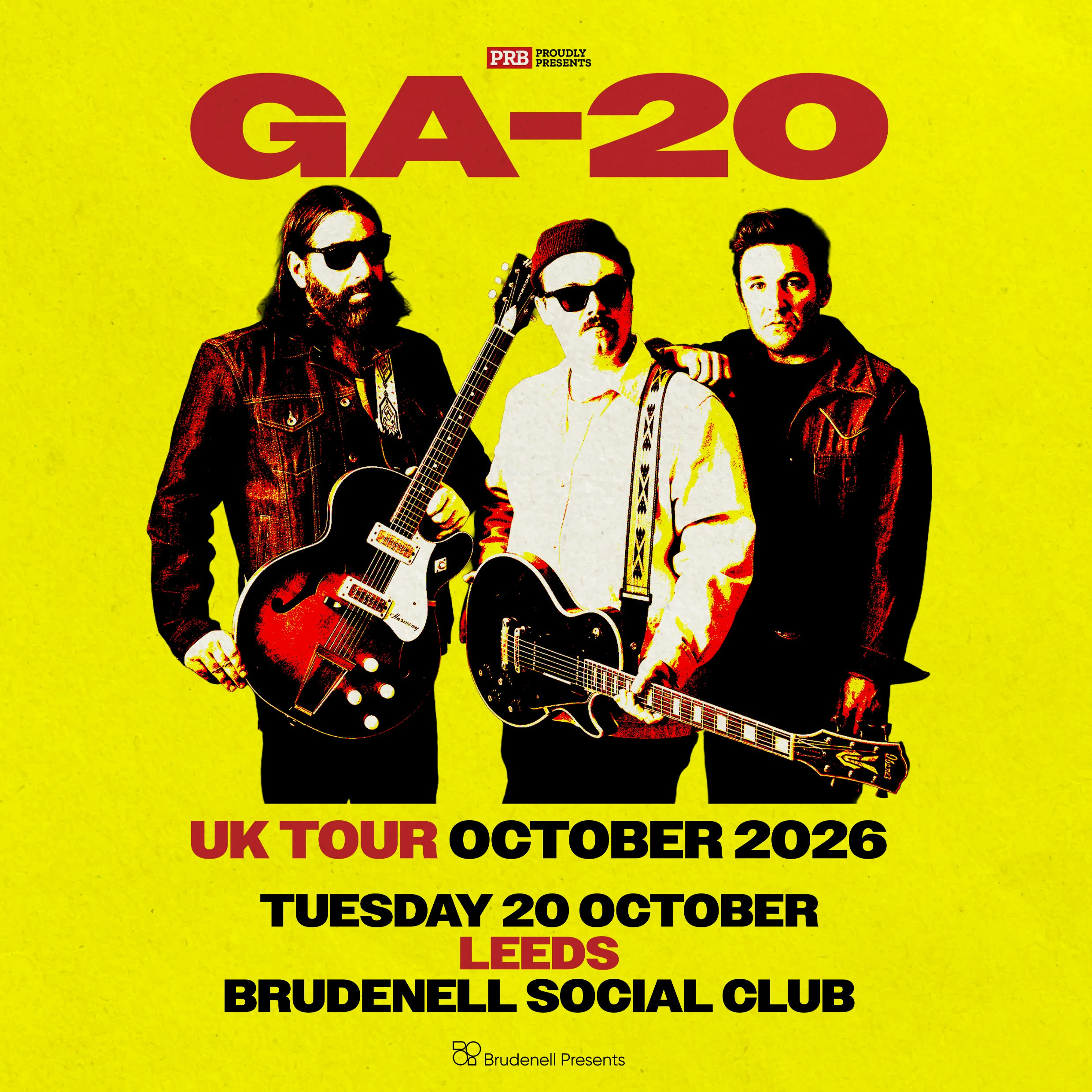 GA-20 Tickets | £19.75 | 20 Oct @ Brudenell Social Club, Leeds | DICE