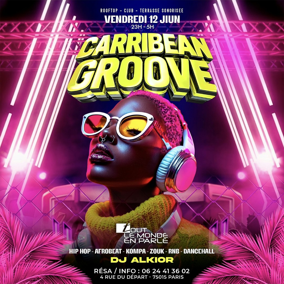 Caribbean groove sur les toits paris club rooftop