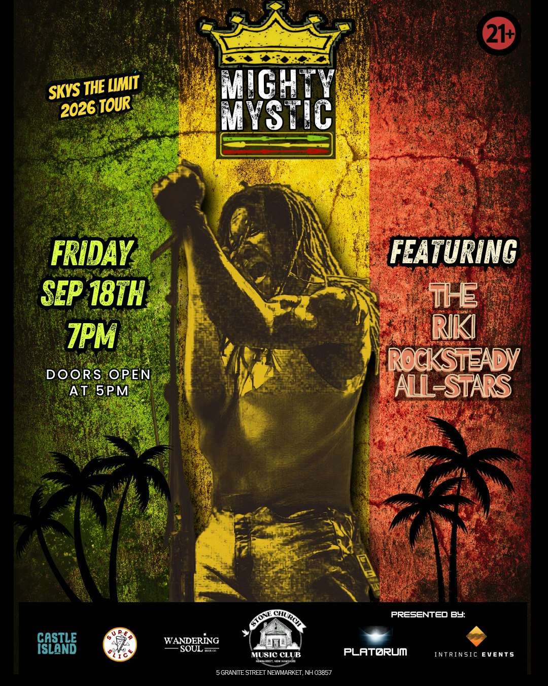 Mighty Mystic, The Riki Rocksteady All-Stars Tickets | $23.08 | 18