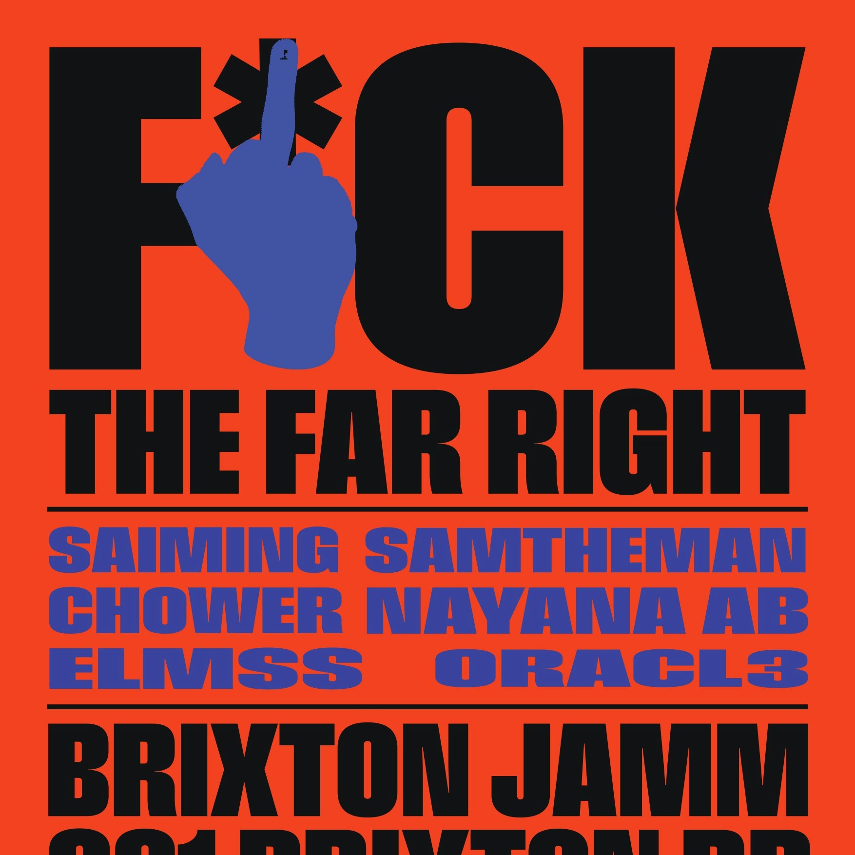 Love Music Hate Racism with Saiming & More
