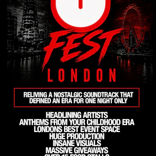 U Fest - Boxpark Wembley - Friday 21st August