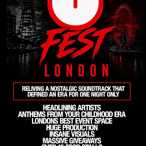 U Fest - Boxpark Wembley - Friday 21st August