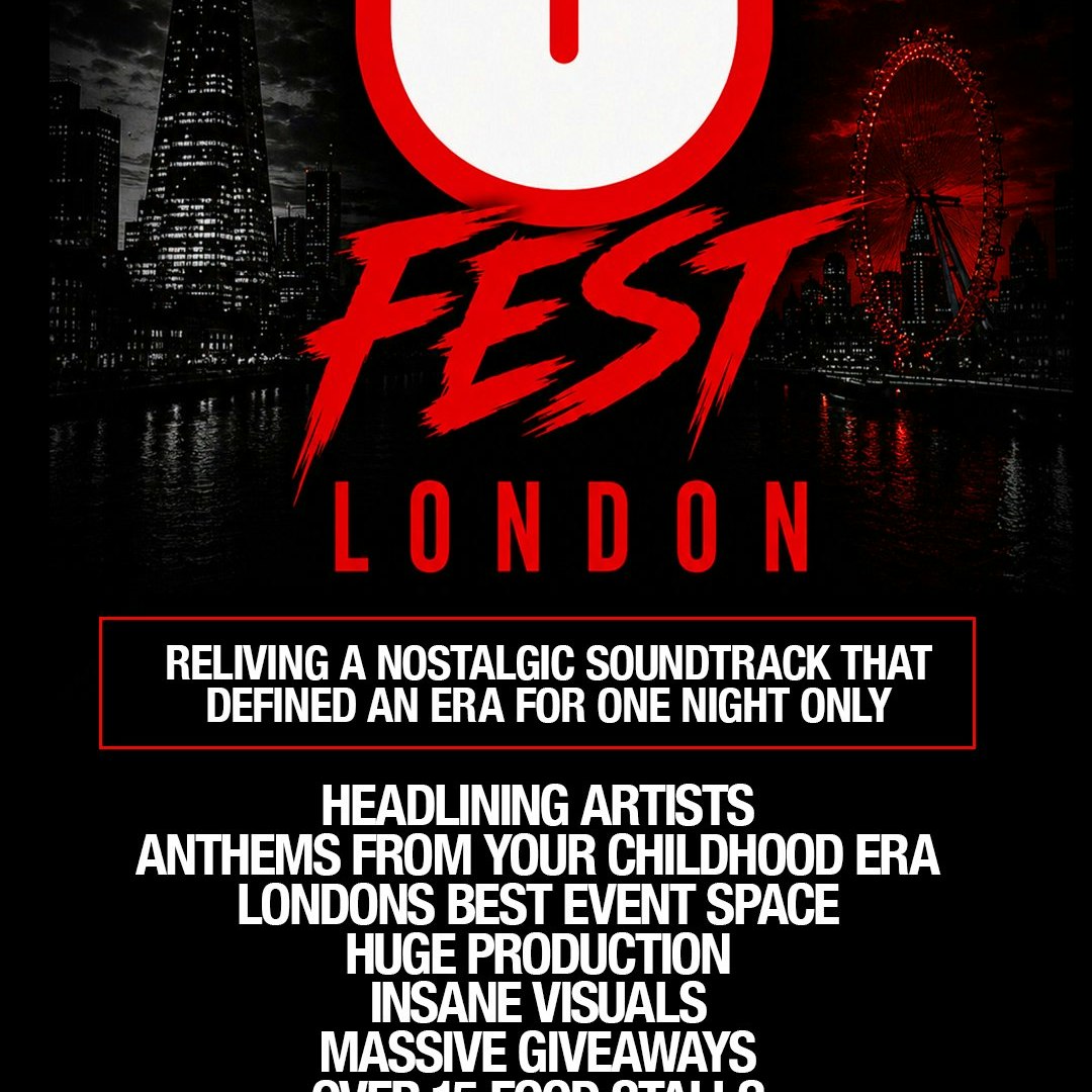 U Fest - Boxpark Wembley - Friday 21st August