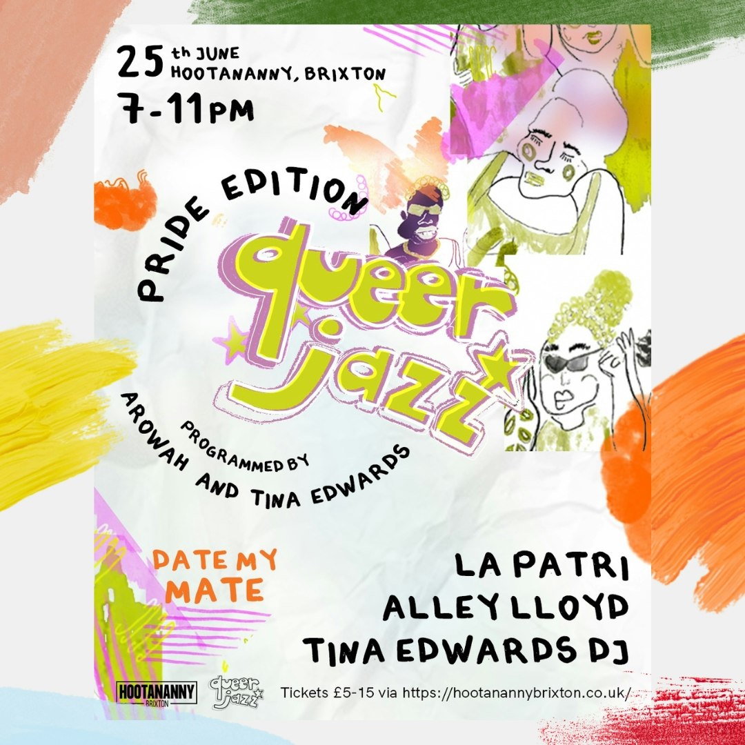 Queer Jazz Pride Edition: Live music, DJ and ‘Date My Mate’