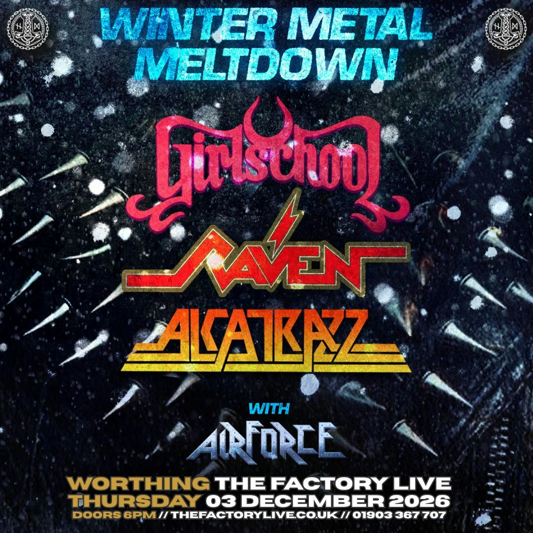 Girlschool / Raven / Alcatrazz / Airforce