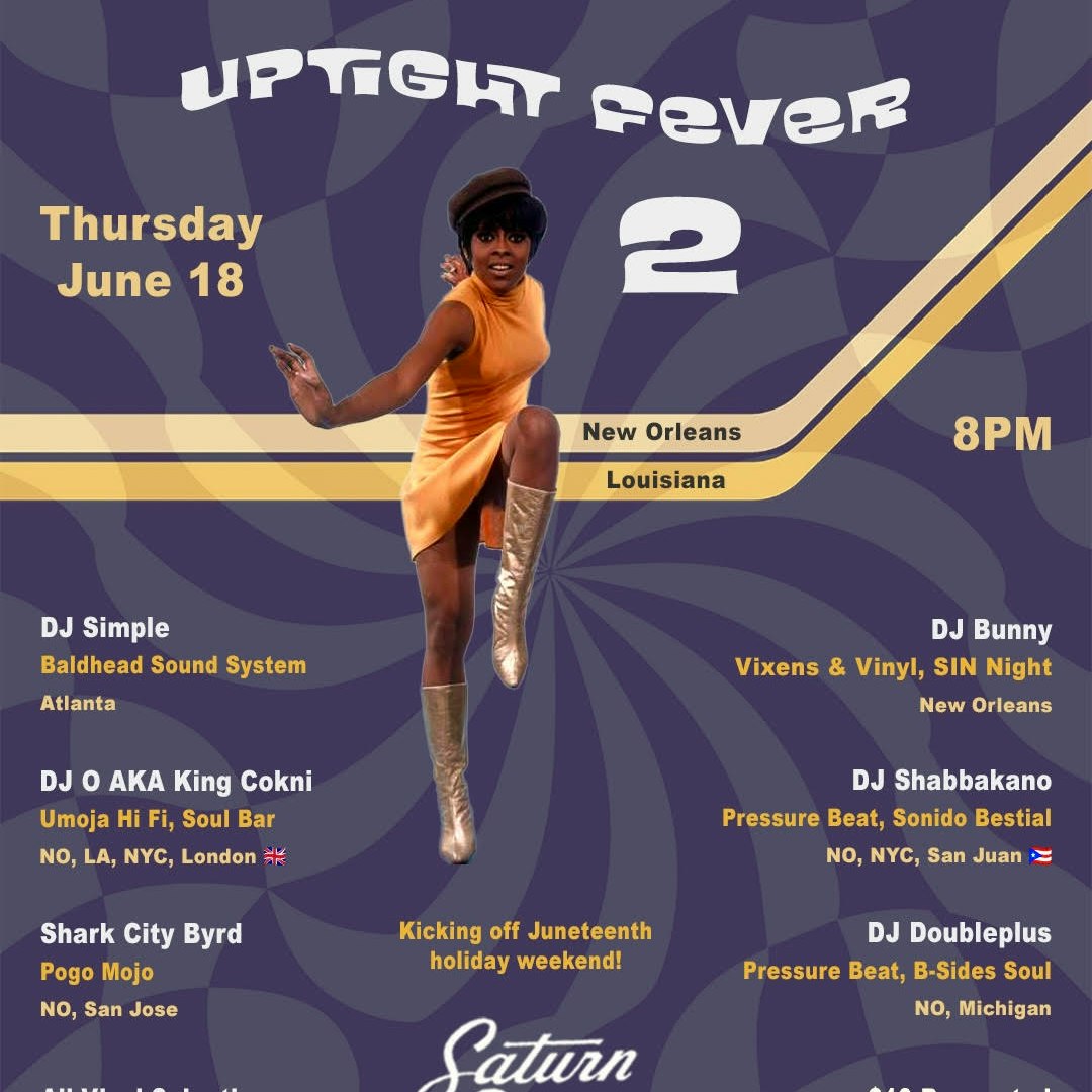 Intensified Rhythms presents Uptight Fever 2