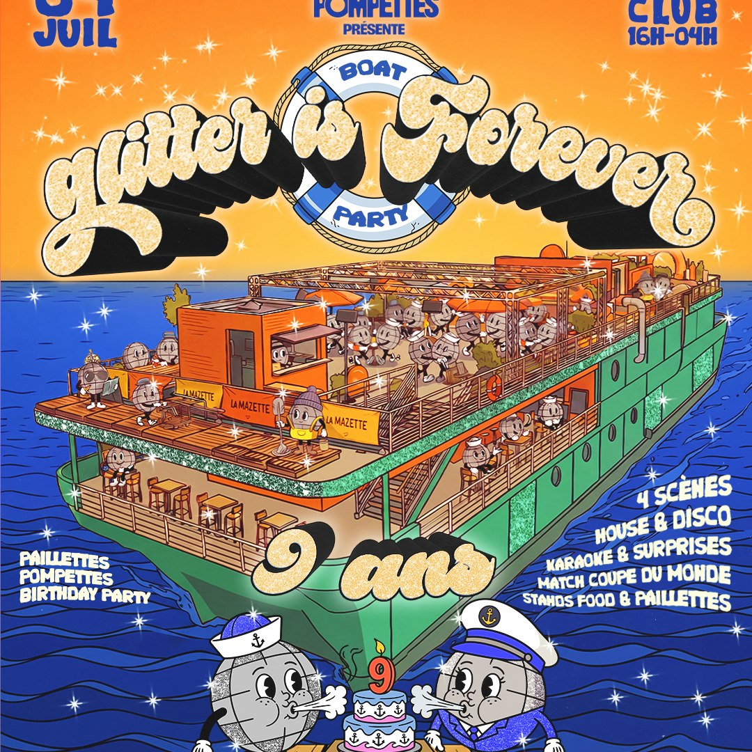 LA GRANDE FÊTE DE PAILLETTES POMPETTES : Glitter is forever !