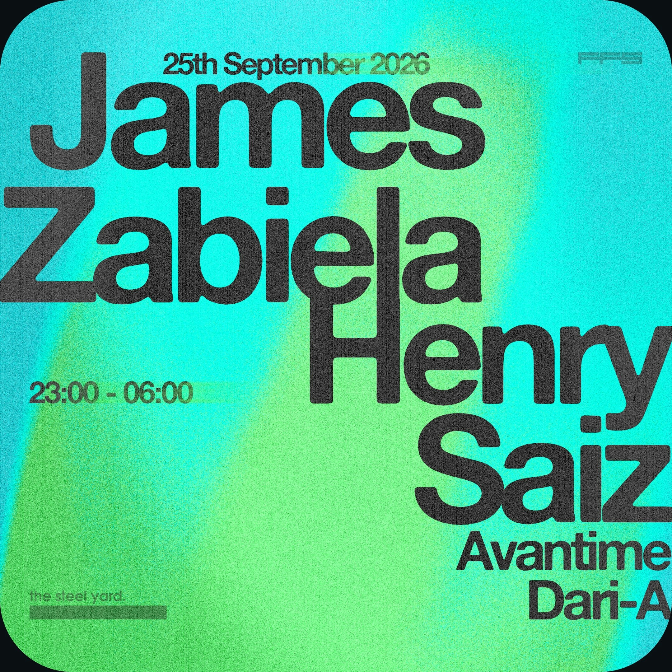 James Zabiela, Henry Saiz + More at The Steel Yard, London